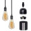 36-Pack Bakelite Lamp Holder E26/ E27 Light Socket Vintage Bulb Socket ES Screw Lampholder for Ceiling/Pendent/Floor 3
