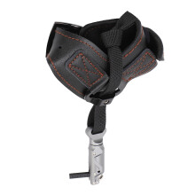 Adjustable Aluminum Alloy & Leather Archery Compound Bow Release for Outdoor Activities