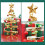 2X Iron  Bell  Christmas Tree Desktop Simulation Christmas Tree Display Christmas Decorations As Shown 3