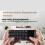 Handheld 2.4G  Wireless Keyboard with RF Touchpad Mouse for  TV Box PC Tablet 7