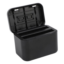 Dual Battery Charger for X4 Action Camera, Fast Charging, Micro Slot, USB-C, Black