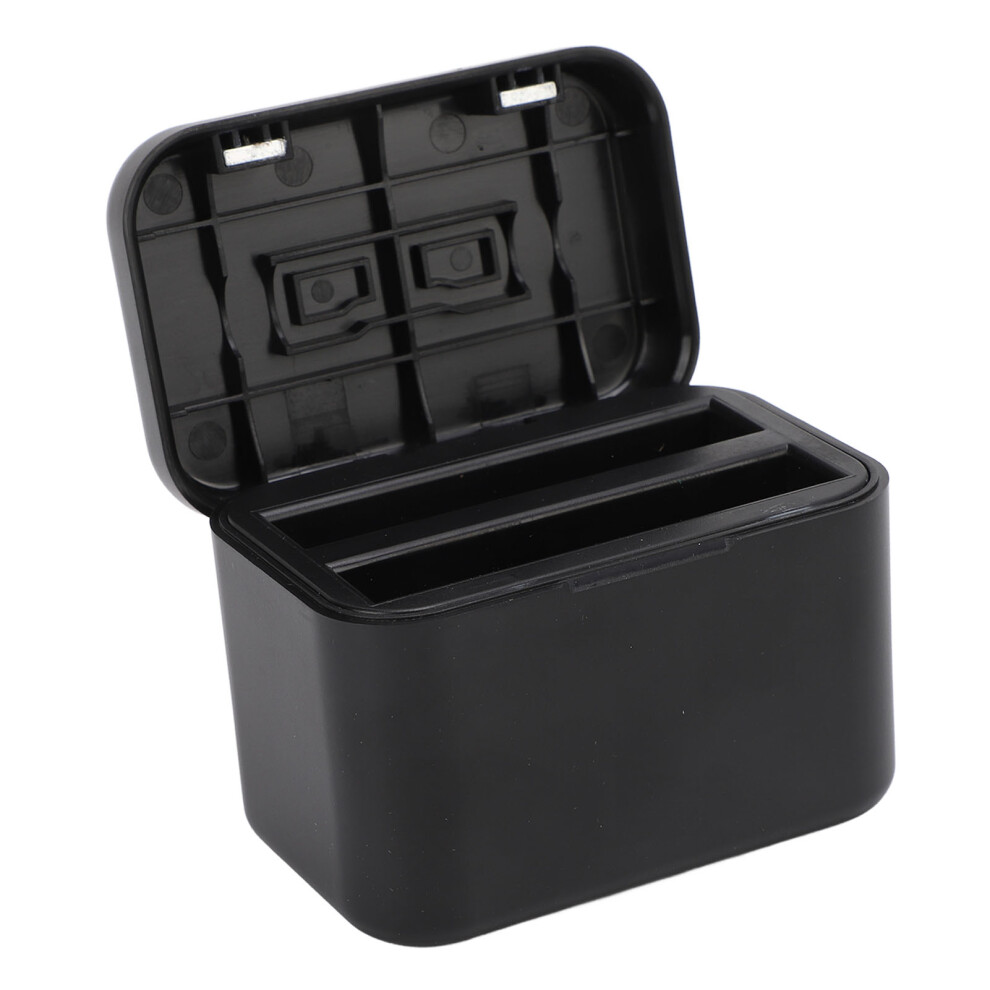 Dual Battery Charger For X4 Action Camera, Fast Charging, Micro Sd Slot, Usb-C, Black 4251390917201