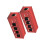 4 Channel Multi Network 3Pin XLR to Ethercon RJ45 Cat5 Ethernet Extender for Live Stage Audio Recording Studio Red 3