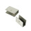 (Rectangle) 304 Stainless Steel Glass Clips, 2Pcs 1