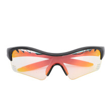 Kids Sport Photochromic Glasses Lightweight Black & Red Frame for Running