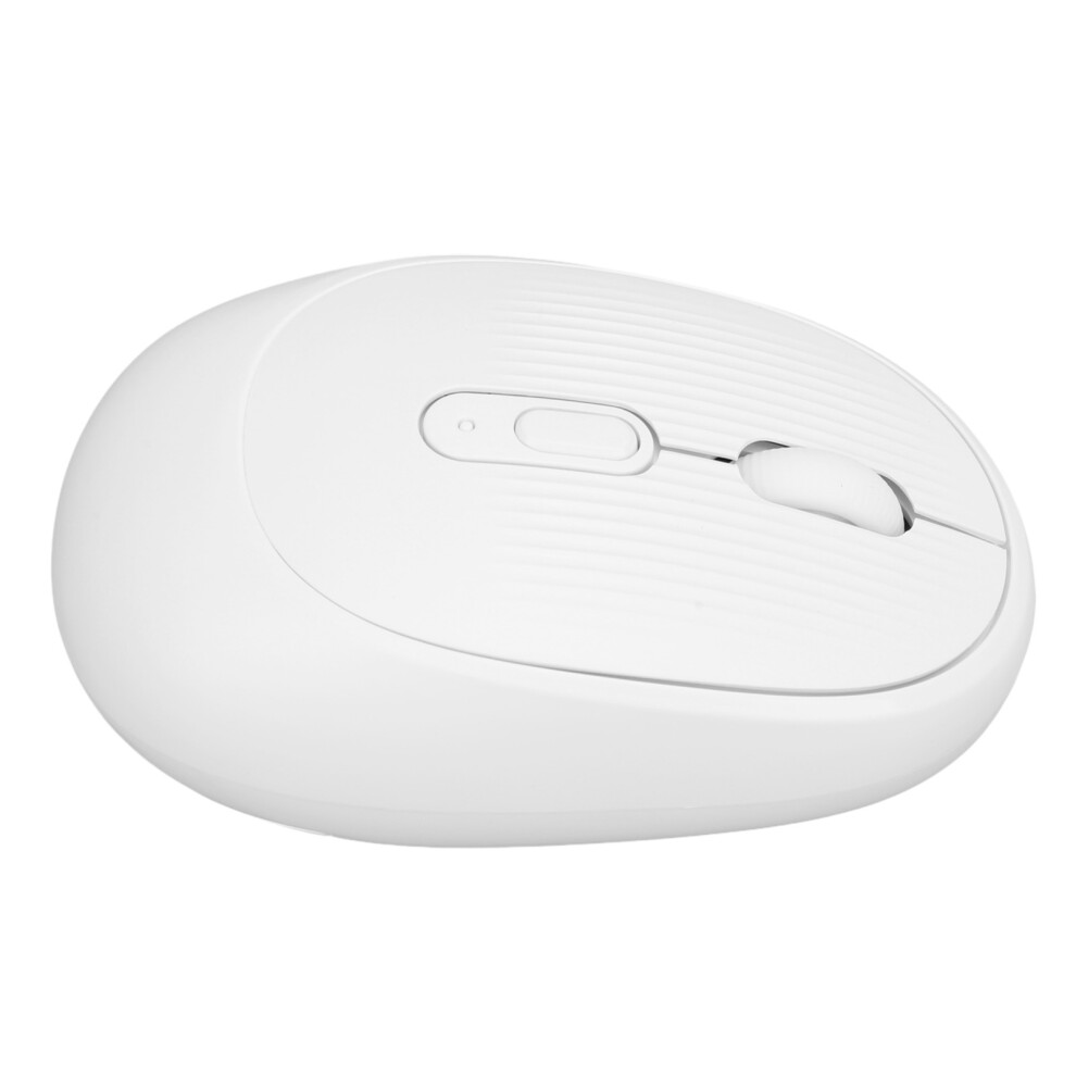 Wireless Optical Mouse 800/1600/2400 Dpi Portable For Chromebook Laptop White 7651390918173