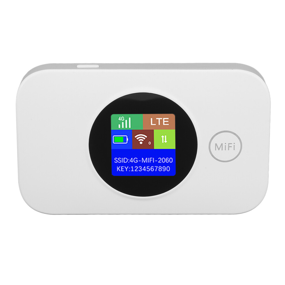 4G Mobile Hotspot Router 3000Mah, Supports 8-10 Users, 98X59x18mm 8741390918187