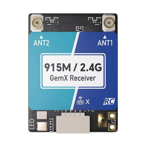 2X for GEPRC ELRS 915M/2.4Ghz GemX Gemini RX Dual Frequency Receiver for FPV RC Drone 2
