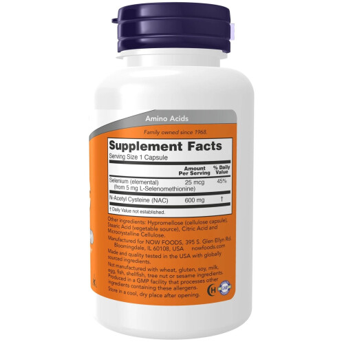 NOW Foods NOW Foods NAC 600mg Antioxidant Support 2
