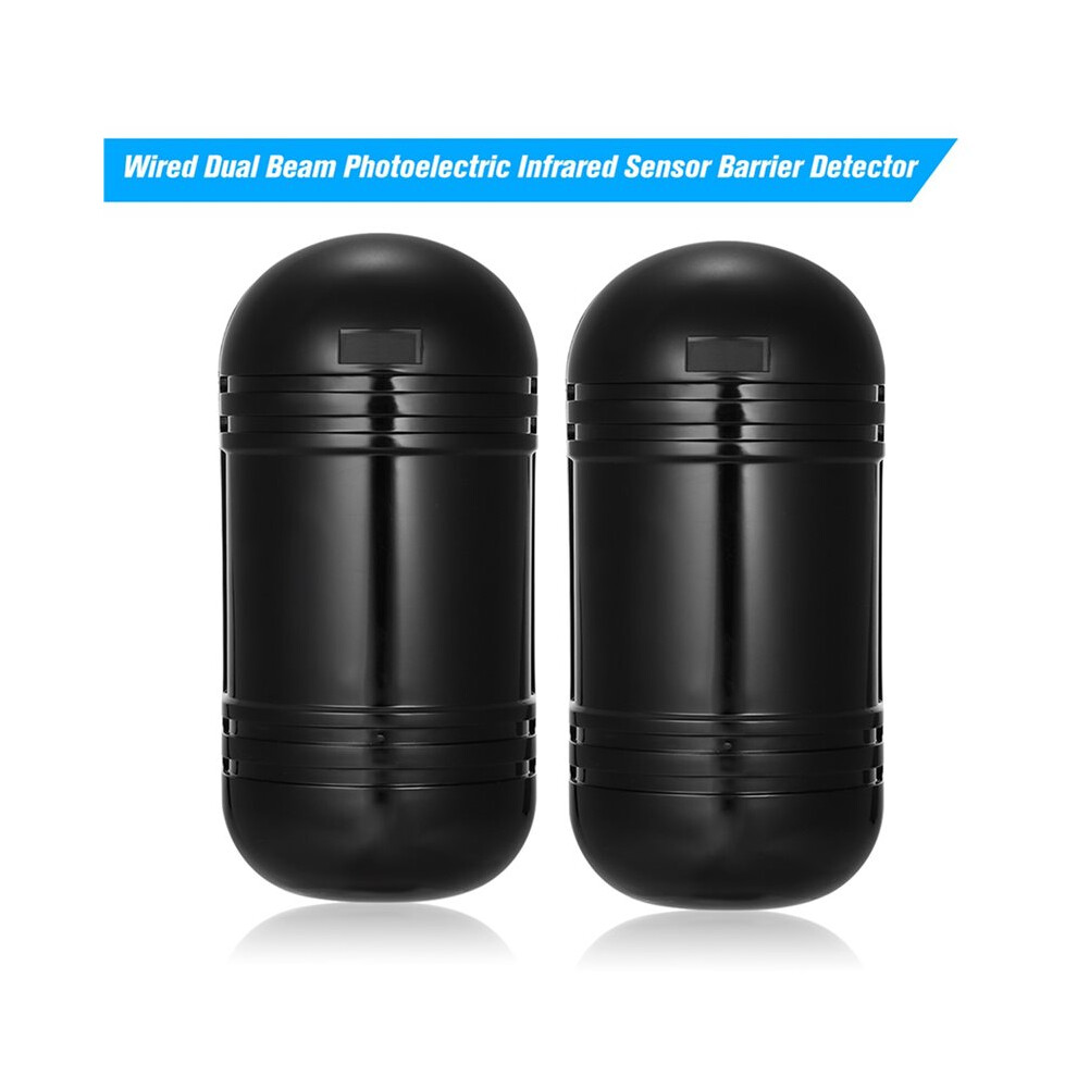 6X Wired Dual Photoelectric Infrared Sensor Barrier Detector 100M Alarm Tamper Alarm For Park Burglar Alarm System 6031563873682