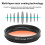 37mm Gradient Orange Lens Filter Waterproof Coating for Camera 9