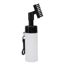 Professional Press Type Club Cleaning Brush, 120ml Plastic Water Bottle, White