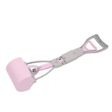 Non Breakable Pet Pooper Scooper 59cm Purple with Stainless Steel Spring