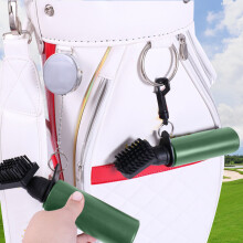 Professional Press Type Club Cleaning Brush 120ml Green Portable Water Bottle