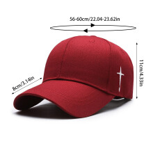 (red) Unisex Baseball Cap for Outdoor Sports & Casual