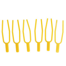 50Pcs Gardening Plant Fixing Clamps Plastic 6.5x1.5cm Outdoor