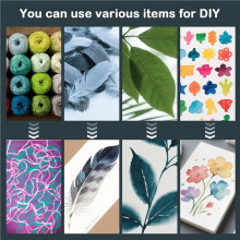 2 Set 5x7 and 8x10inch Gel Plate, Waterproof and Washable Gel Printing Plate with Rubber, Suitable for Card Making, Arts