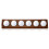 2X Wooden   Display Case 6 Standard Size Wall Mount   Stand Holder Display 2