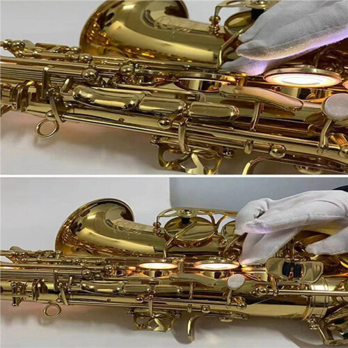 2X Saxophone LED Leak Light Sax Repair Light with USB Plug and  Test Light Multifunction 2