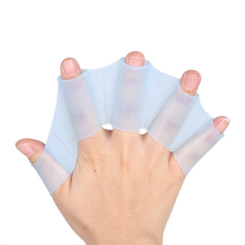 (S) Swim Training Webbed Gloves for All Ages