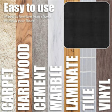 2X Recliner Pads for Hardwood Floors Non Skid Furniture Gripper Pad Floor,Anti Slide Furniture Pad Floor Protector A