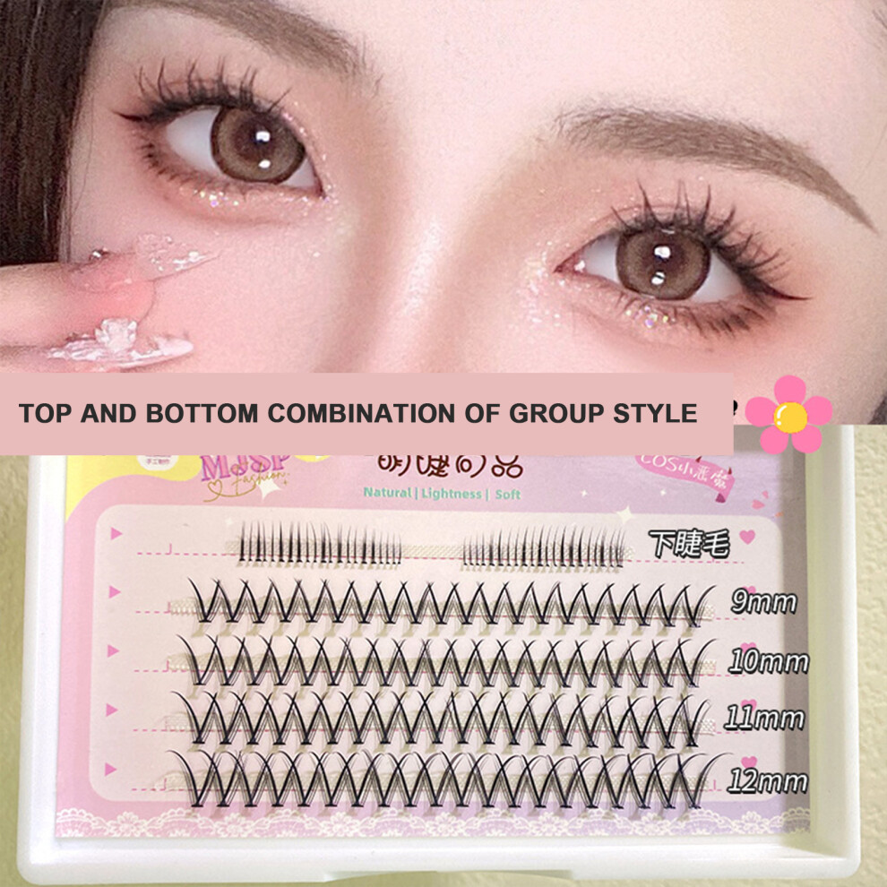 Roc-Electron Light (Girl Group Plus) Fluffy Volume Lashes - Natural Look, Salon Use