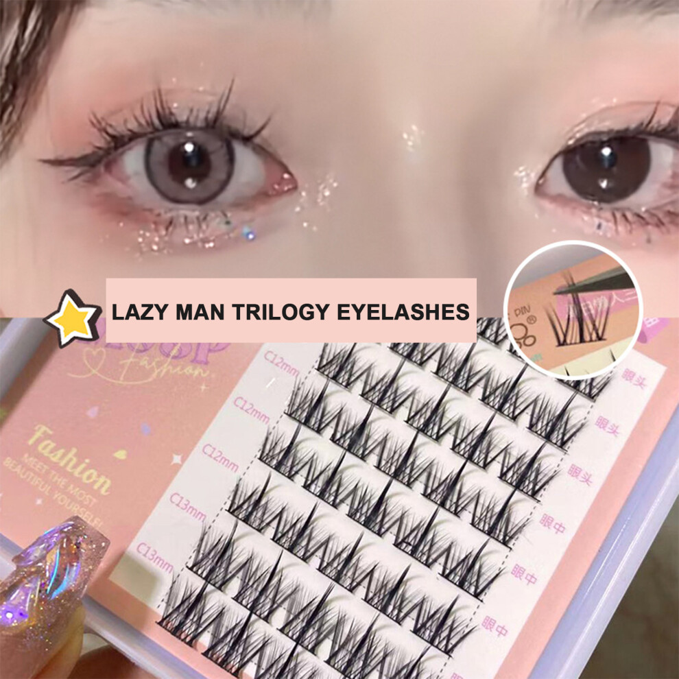 Roc-Electron Light (The Trilogy) Fluffy Volume Lashes - Natural Look, Salon Use