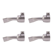 4 Pcs 20mm Welding Nozzle Wide Angle Flat Slit for Hot Air Plastic Heat Nozzle Plastic Welding Torch Accessories