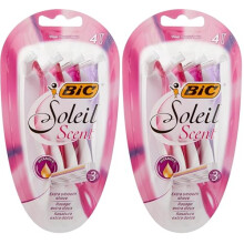 BIC Soleil Scent 3|Blade Lady Razor with Lubricating Strip for a Smooth