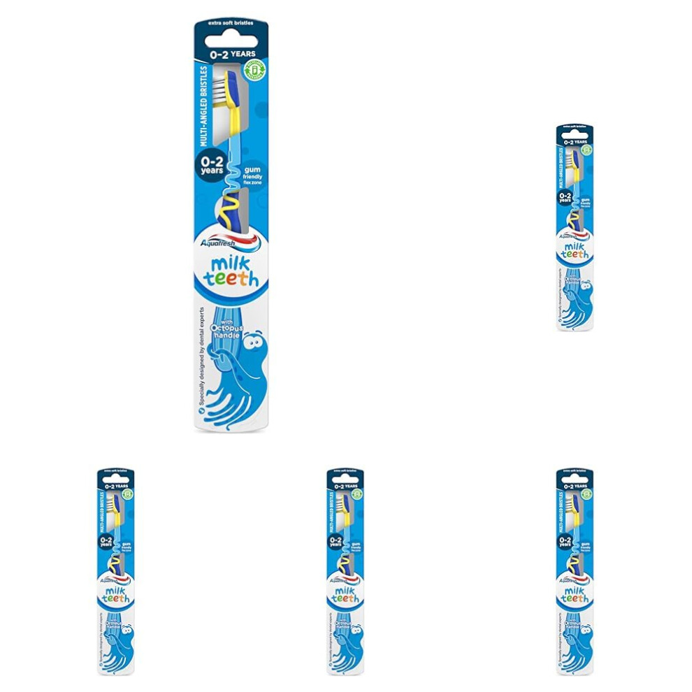 Toothbrush For Kids Milk Teeth Toothbrush For Children 0|2 Years Soft Aquafresh