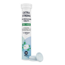 by Amazon Extra Strong Denture Cleaning Tablets - 3 Packs of 30 Tablets, Mint Fresh