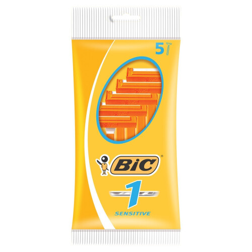 BIC Bic 1 Sensitive Disposable Razor Pack of 5