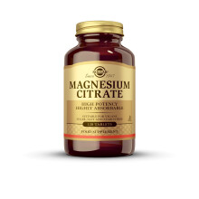 Solgar Magnesium Citrate Tablets, Supports The Nervous System, Energy