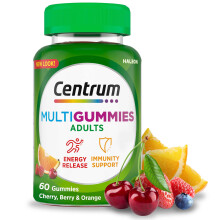 Centrum MultiGummies, Gummy Multivitamins for Adults with Cherry, Berry & Orange