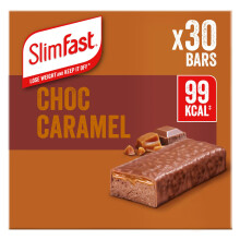 SlimFast • Snack Bar • Chocolate Caramel Flavour • 99 Kcal • 30 x 25g Bars