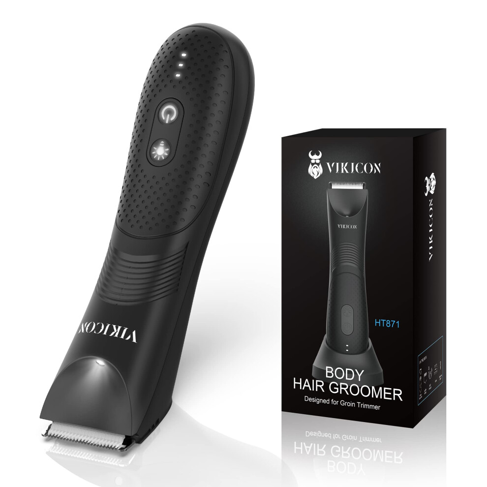 Vikicon Manscape Trimmer For Men, Pubic/Body Hair Shaver Men,