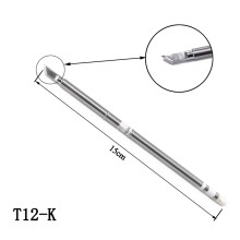 6Pcs T12 Series Iron Tip T12-K KU KF for HAKKO Solder Iron Tips Soldering Welding Stings