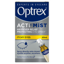 Optrex Actimist 10 ml Eye Spray - Fast, Long-Lasting Relief For Itchy, Watery, D