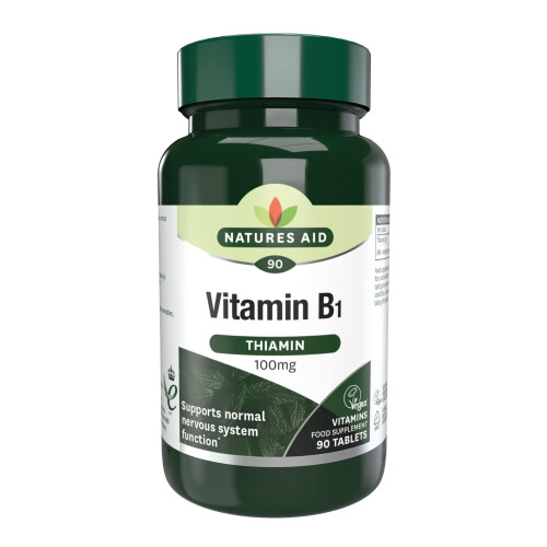 Natures Aid Natures Aid Vitamin B1 100mg Thiamine – 90 Tablets