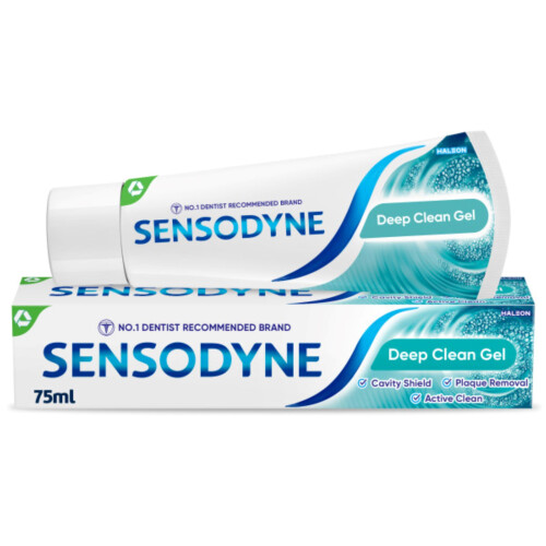 Sensodyne Sensodyne Toothpaste Daily Care Deep Clean Gel, Sensitive Toothpaste for Sensitive Teeth, 75ml