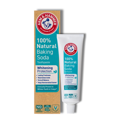 Arm & Hammer 100% Natural Whitening Toothpaste, Stain Removal, 75ml
