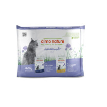 Almo Nature Intestinal Help, Wet Cat Food, Fish & Poultry, 6 x 70g
