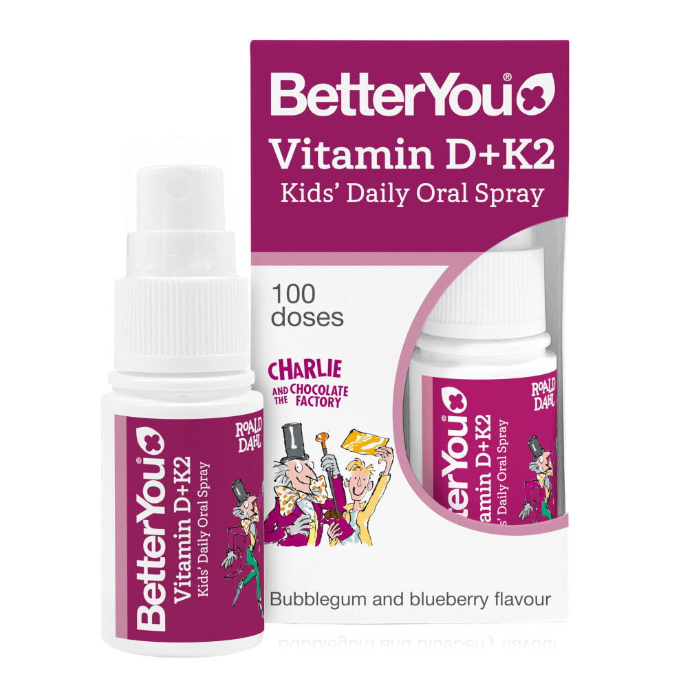 Betteryou Vitamin D3 + K2 Kids Oral Spray Fast Acting Vitamin D