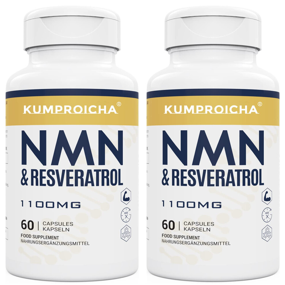 Kumproicha Nad+ Trans-Resveratrol Supplement 1100Mg With Black Pepper Extract - Cellular En