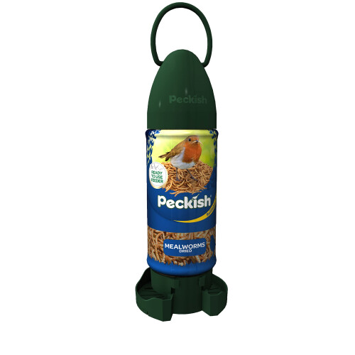 Peckish Peckish Mealworm Ready To Use Feeder, Large, Green