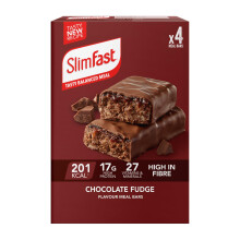 SlimFast Snack Bar • Chocolate Fudge Flavour • 4 x 60g Bars