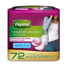 Depend Normal Plus Pads for Women - 72