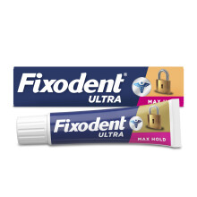 Fixodent Ultra Max Hold Denture Adhesive, 2.2 oz, (Packaging may vary)
