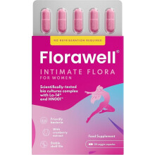 Florawell Vaginal Probiotics for Women – Scientifically Proven Bio Cultures for Women’s Intimate Flora – with Cranberry Extract - 30 Oral Caps