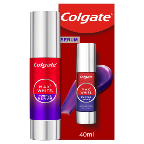 Colgate Colgate Max White Purple Teeth Whitening Serum 40ml